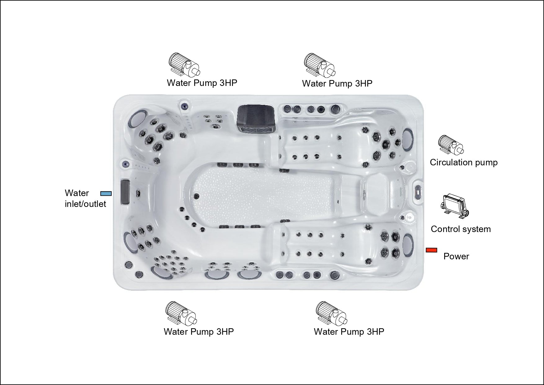 Dominion Spas | P91 Hot Tub - Warehouse Guys
