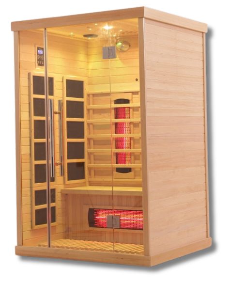 Infrared Sauna - 2 Person - Dominion Spas - Warehouse Guys