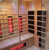 Infrared Sauna - 3 Person - Dominion Spas - Warehouse Guys