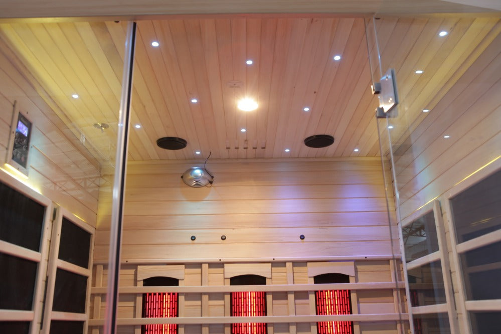 Infrared Sauna - 3 Person - Dominion Spas - Warehouse Guys - 