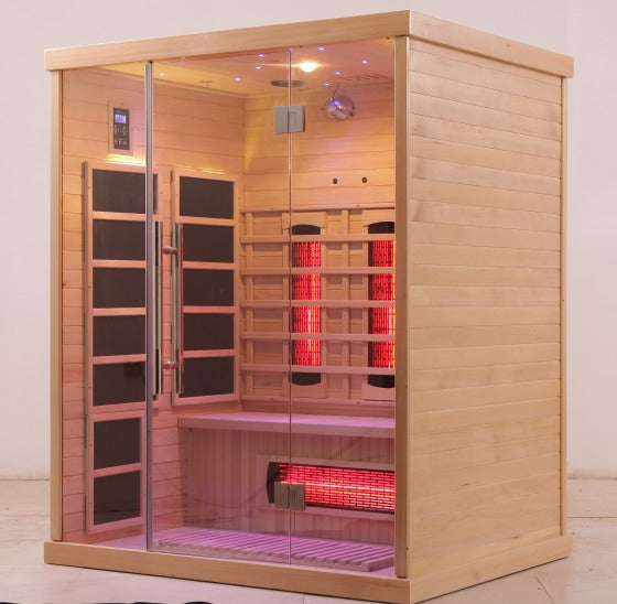 Infrared Sauna - 3 Person - Dominion Spas - Warehouse Guys - 
