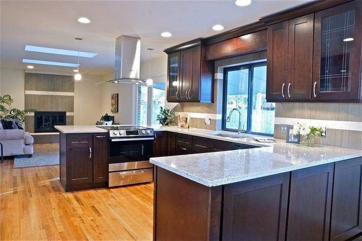 J&K Kitchen Cabinets | Java Shaker Maple - Warehouse Guys